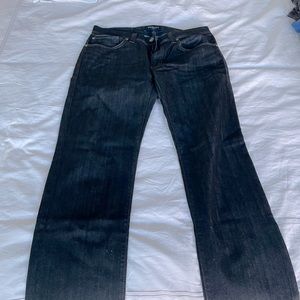 Straight leg fidelity dark jeans- jimmy